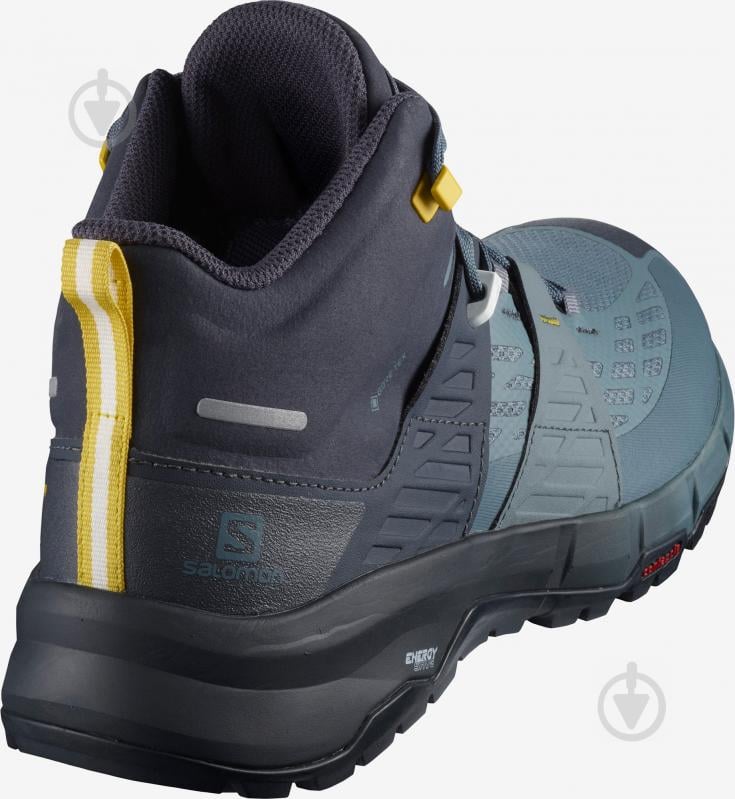 Черевики Salomon Odyssey mid gtx Ebony/Stormy Wea/S L41144600 р.46 сірий - фото 4