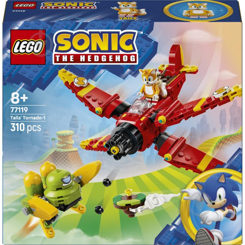 Конструктор LEGO Sonic Самолет Тейлза «Торнадо-1» 77119 - фото 1
