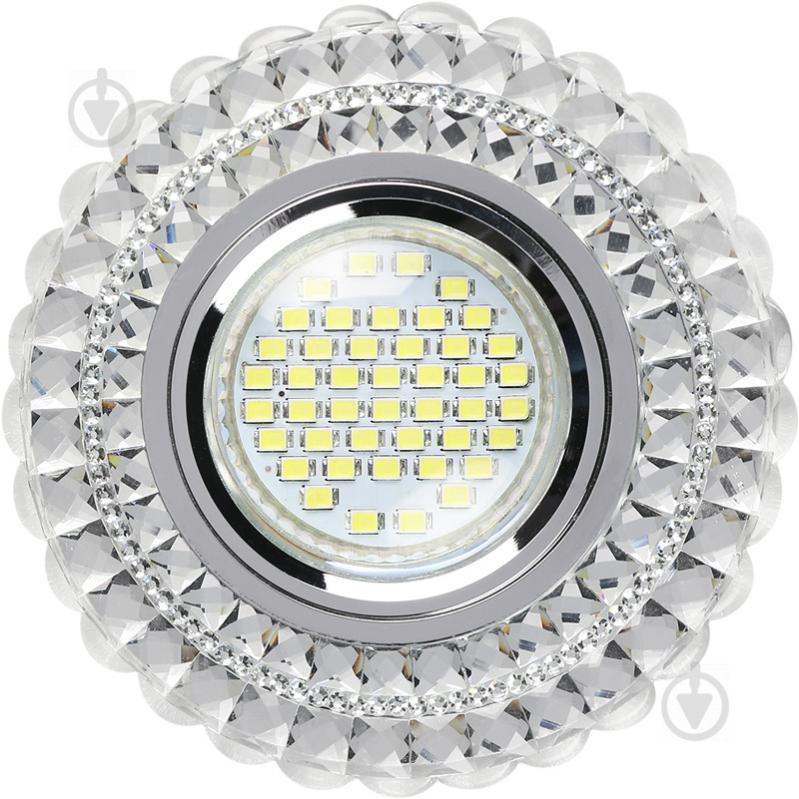 Светильник точечный Accento lighting MR16 с LED-подсветкой 3 Вт GU5.3 4000 К серебристый ALHu-MKD-E001 - фото 2