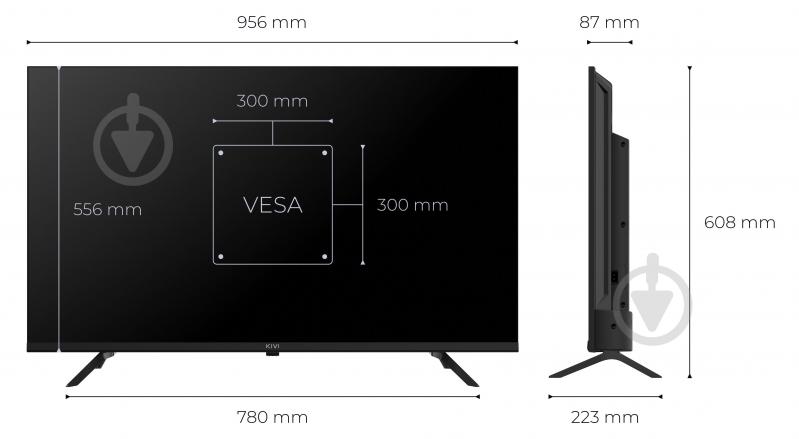 Телевизор Kivi 43'' 43U800KB - фото 14 Телевизор Kivi 43'' 43U800KB - фото 14