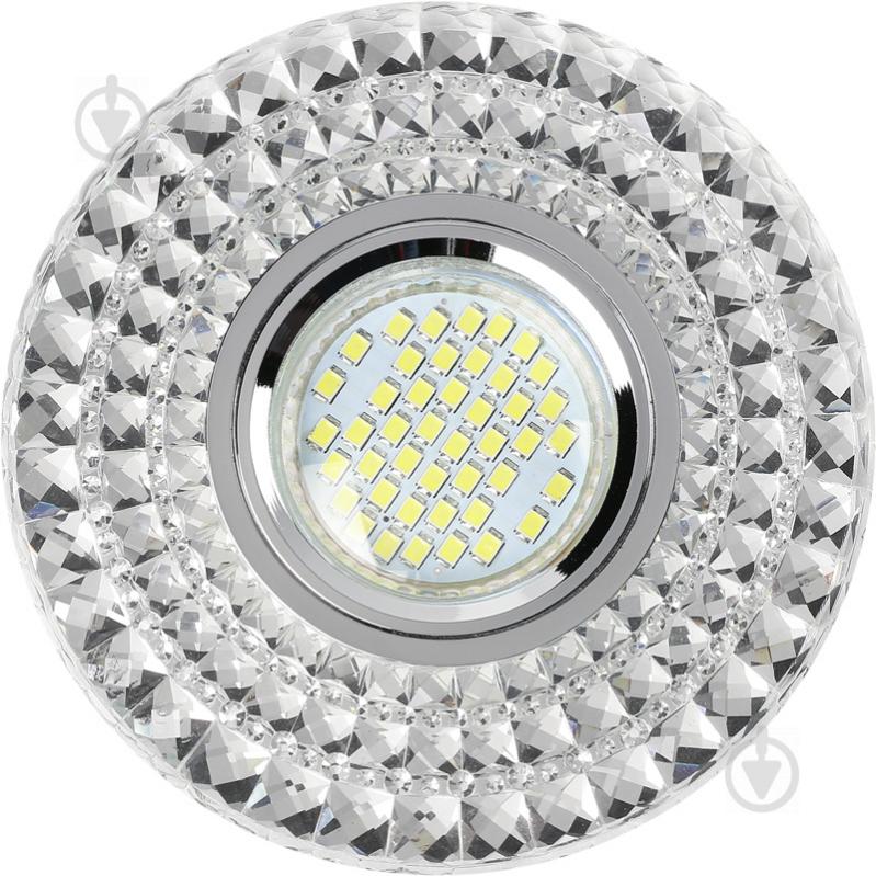 Светильник точечный Accento lighting MR16 с LED-подсветкой 3 Вт GU5.3 4000 К хром ALHu-MKD-E002 - фото 2