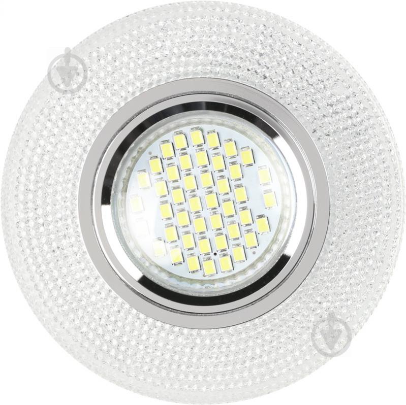 Світильник точковий Accento lighting MR16 з LED-підсвічуванням 3 Вт GU5.3 4000 К чорнийпрозорий ALHu-MKD-E004 - фото 2