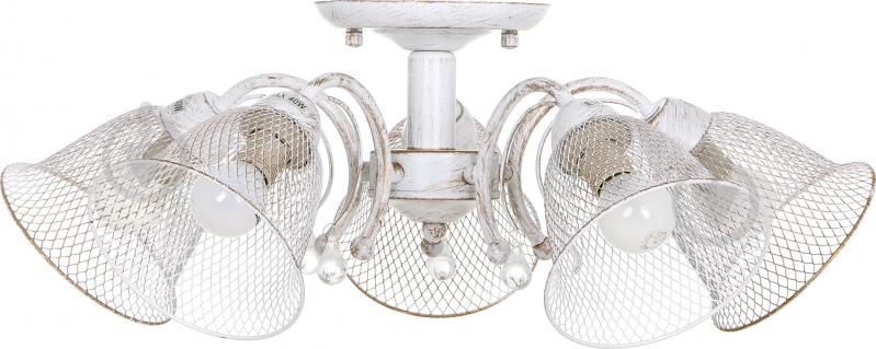 Люстра потолочная Luce 615 5x40 Вт E14 белый - фото 2