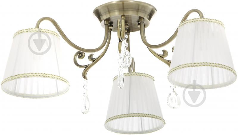 Люстра потолочная Accento lighting Rialto 3xE14 античная латунь ALHu-HKC31605/3 - фото 1