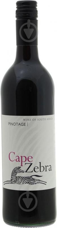 Вино OVERHEX WINES Cape Zebra Pinotage червоне сухе 0,75 л - фото 1