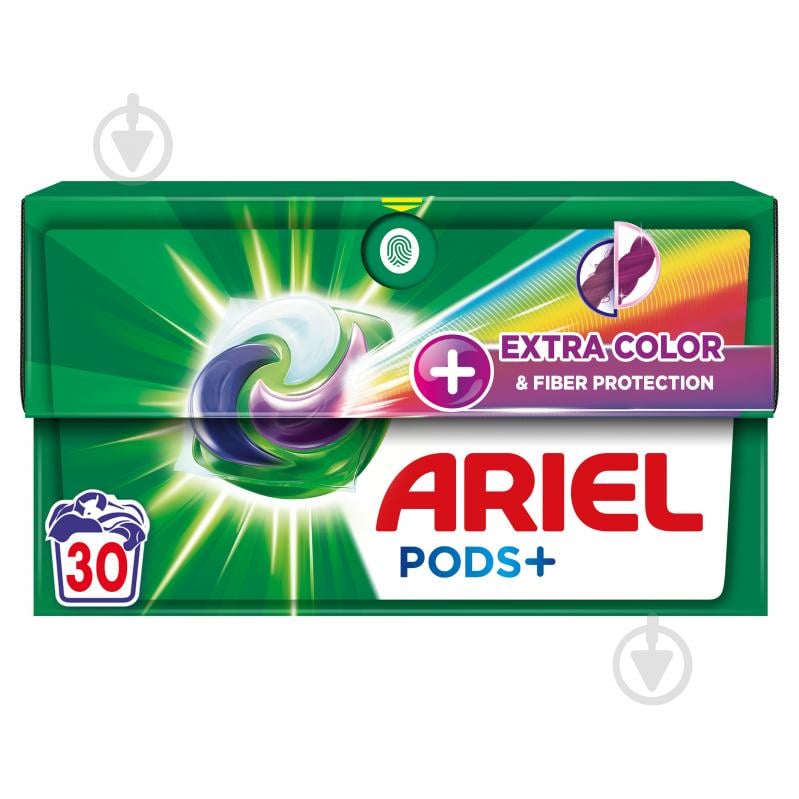 Капсули для машинного прання Ariel PODS + Екстразахист кольору та волокон 30 шт. - фото 1