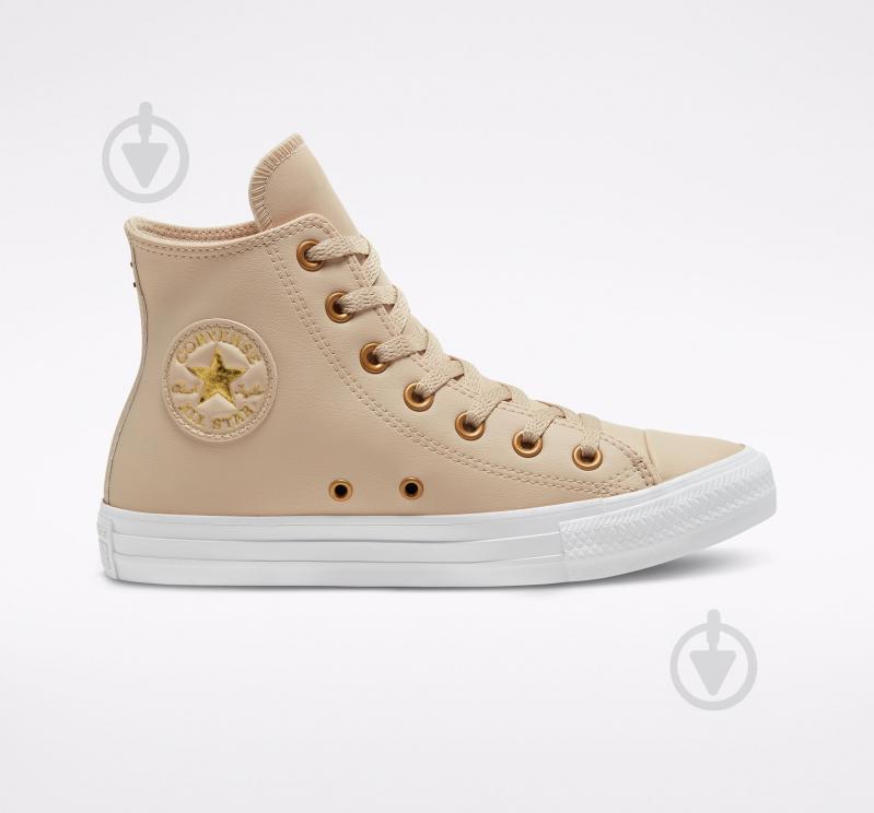 Кеды Converse CTAS HI 568660C р.37,5 бежевый - фото 1