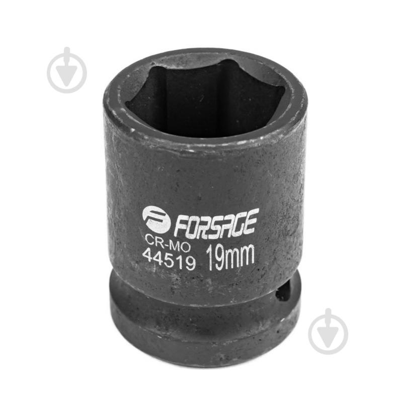 Головка ударна 19 мм 1/2'' 6-гранна Forsage F-44519 - фото 1