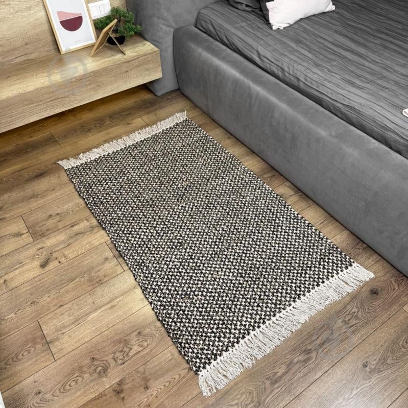 Коврик Dariana RUMI 80x130 см чорний - фото 6 Коврик Dariana RUMI 80x130 см чорний - фото 6