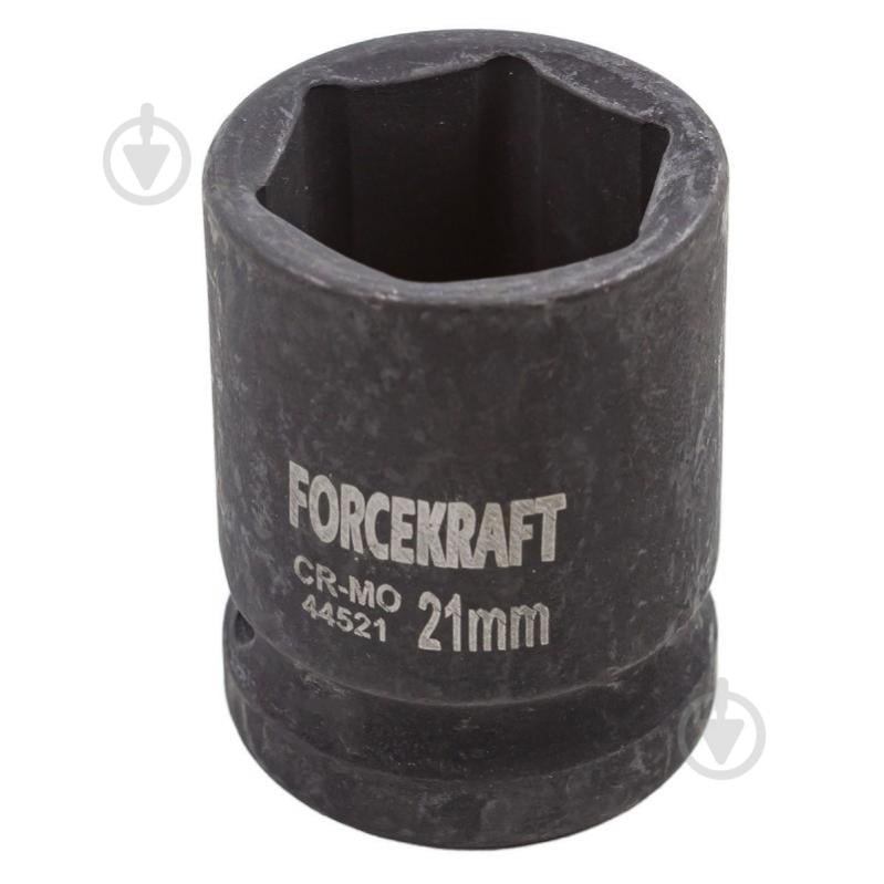 Головка ударна 21 мм (6 г)1/2'' Forcekraft 1 шт. FK-44521 - фото 1