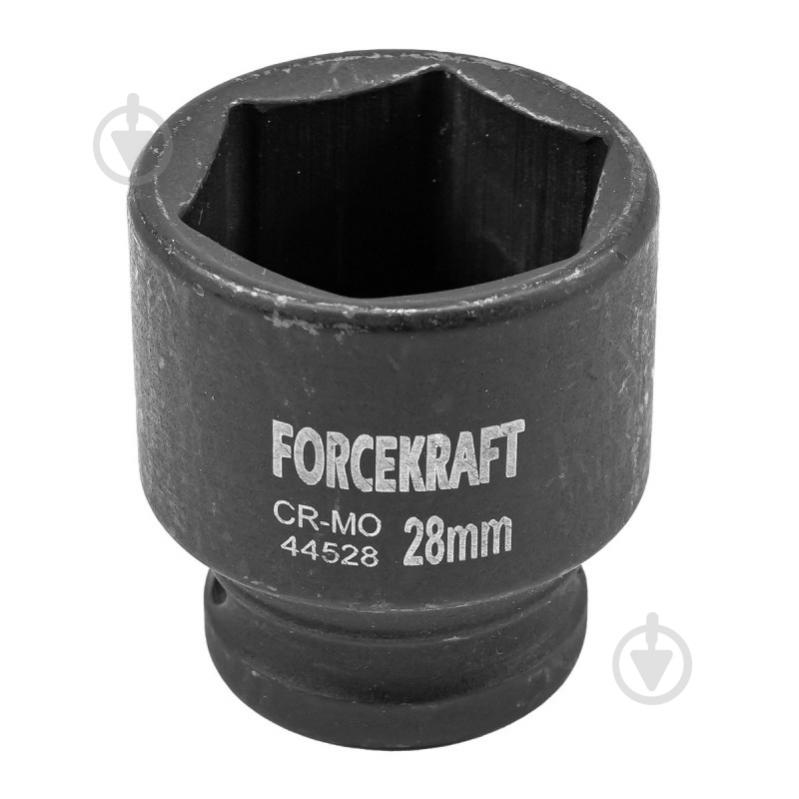 Головка ударная 28 мм 6-гранная 1/2'' Forcekraft FK-44528 - фото 1