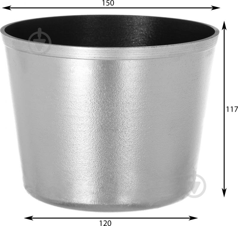 Форма для паски Силумін БЛФП1,5 - фото 2