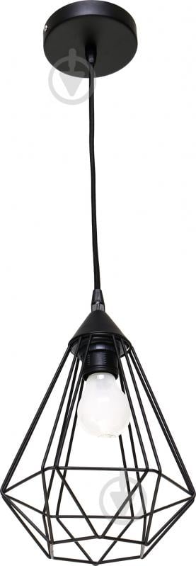 Підвіс Accento lighting New York 1x60 Вт E27 чорний ALB-BLP-1706-4 - фото 2