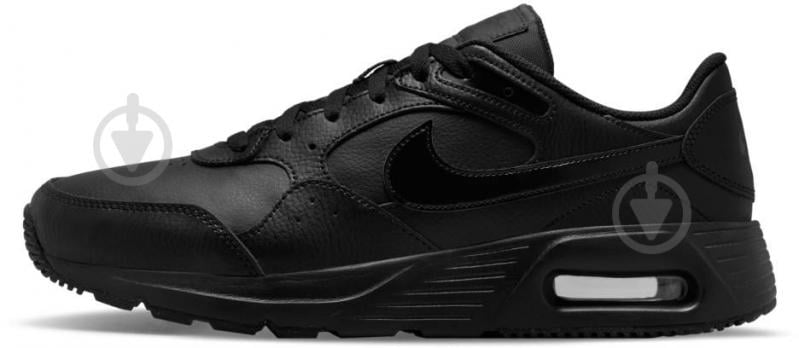 Кросівки чоловічі демісезонні Nike AIR MAX SC LEATHER DH9636-001 р.41 чорні - фото 1