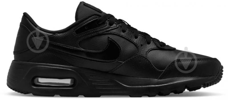 Кроссовки мужские демисезонные Nike AIR MAX SC LEATHER DH9636-001 р.41 черные - фото 4