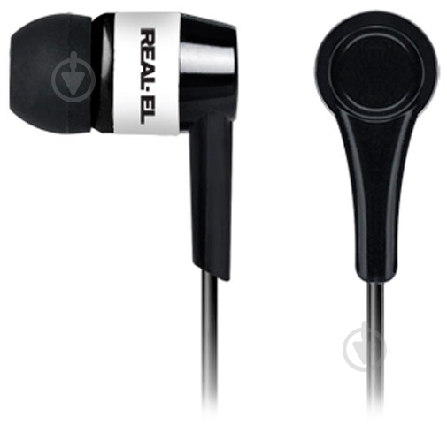 Наушники Real-el Z-1005 black/white - фото 1