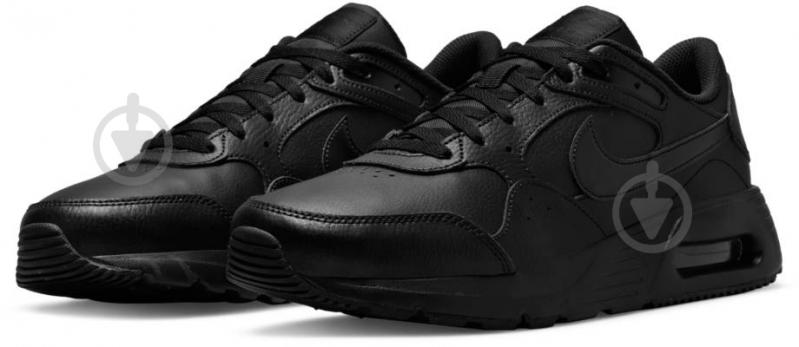 Кроссовки мужские демисезонные Nike AIR MAX SC LEATHER DH9636-001 р.45 черные - фото 5