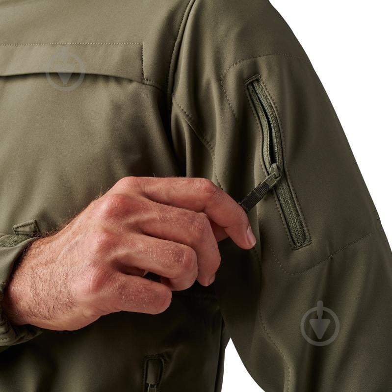 Куртка чоловіча демісезонна 5.11 Tactical демісезонна "CHAMELEON SOFTSHELL JACKET 2.0" 48373-186 р.M Ranger green - фото 5