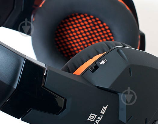Навушники Real-el GDX-7700 SURROUND 7.1 black/orange - фото 4