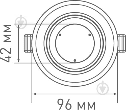 Світильник точковий Maxus SDL 3-step коло 9 Вт 3100-4100 К білий матовий - фото 5