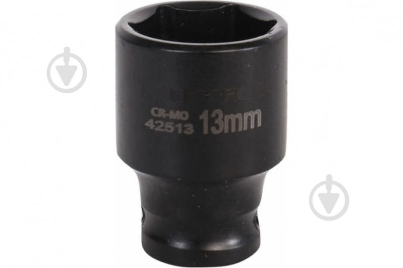 Головка ударная 13 мм 6-гранная 1/4'' Forsage F-42513 - фото 1 Головка ударная 13 мм 6-гранная 1/4'' Forsage F-42513 - фото 1