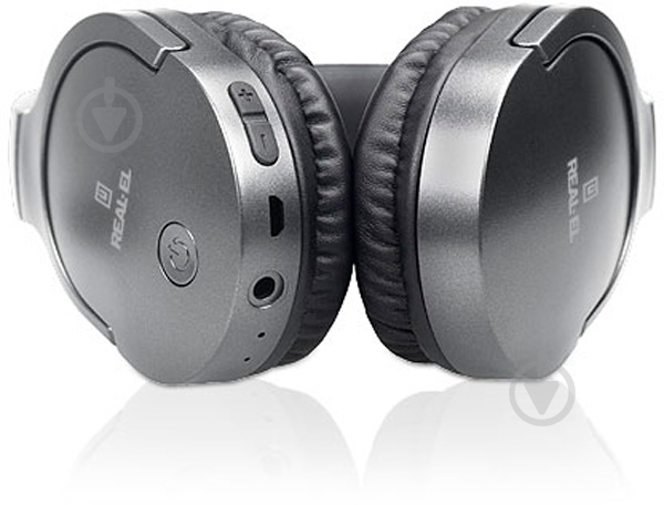 Навушники Real-el GD-855 Bluetooth GunMetal black - фото 5