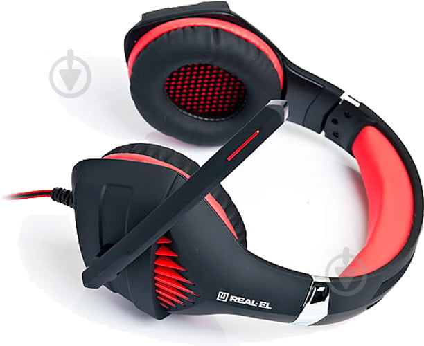 Навушники Real-el GDX-7600 black/red - фото 3