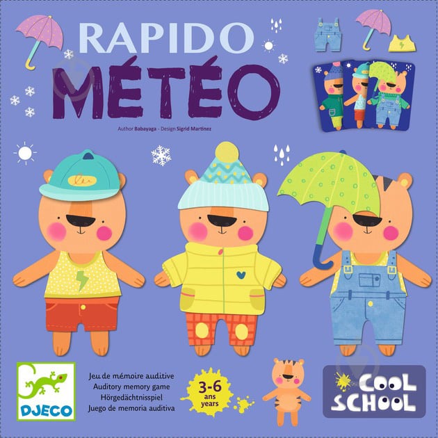 Гра настільна Djeco Rapido Meteo DJ08527 - фото 1