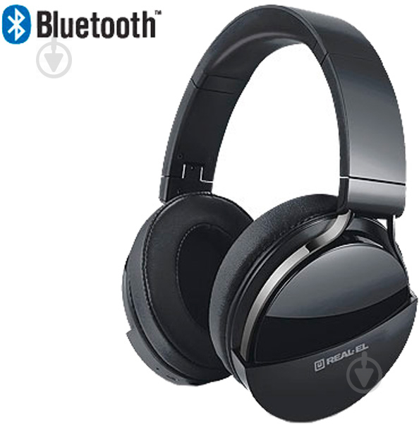 Навушники Real-el GD-880 Bluetooth black - фото 1