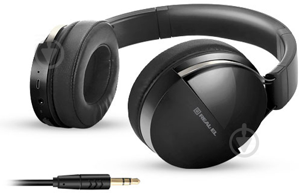 Навушники Real-el GD-880 Bluetooth black - фото 11