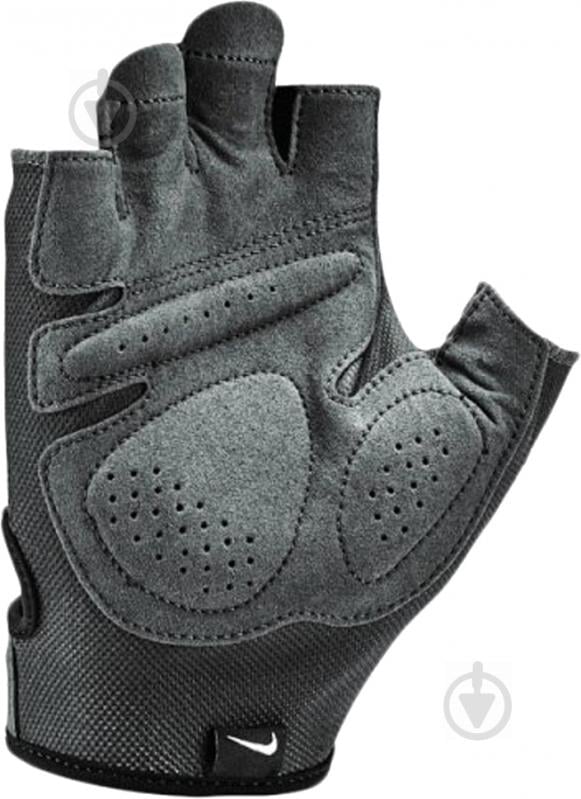 Перчатки для фитнеса Nike MEN'S ESSENTIAL FITNESS GLOVES N.LG.C5.057 р. L черный с серым - фото 2