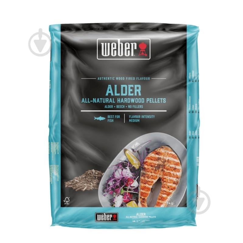 Пеллеты Weber FSC Alder, 8 кг - фото 1