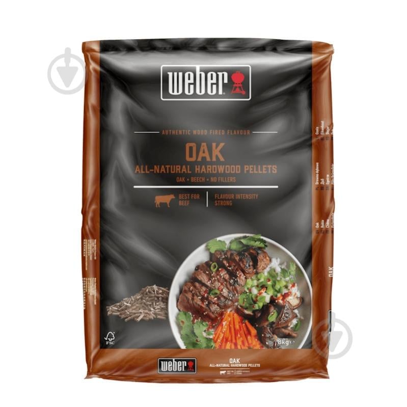 Пелети Weber FSC Oak, 8 кг - фото 1