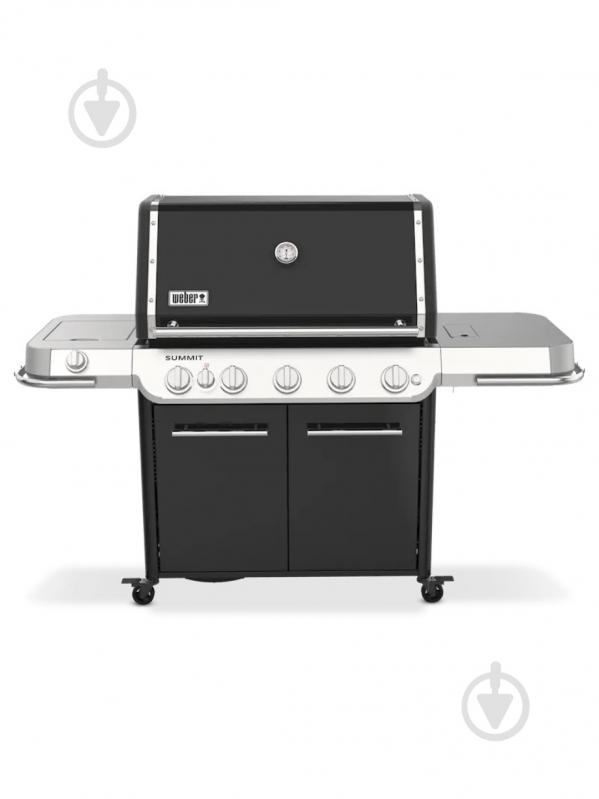 Гриль газовий Weber Summit E, чорний - фото 1