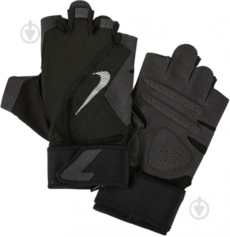 Рукавички для фітнесу Nike MENS PREMIUM FITNESS GLOVES р. L чорний - фото 1