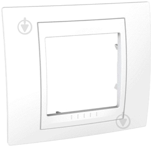 Рамка Schneider Electric Unica Plus белый MGU6.002.18 - фото 1
