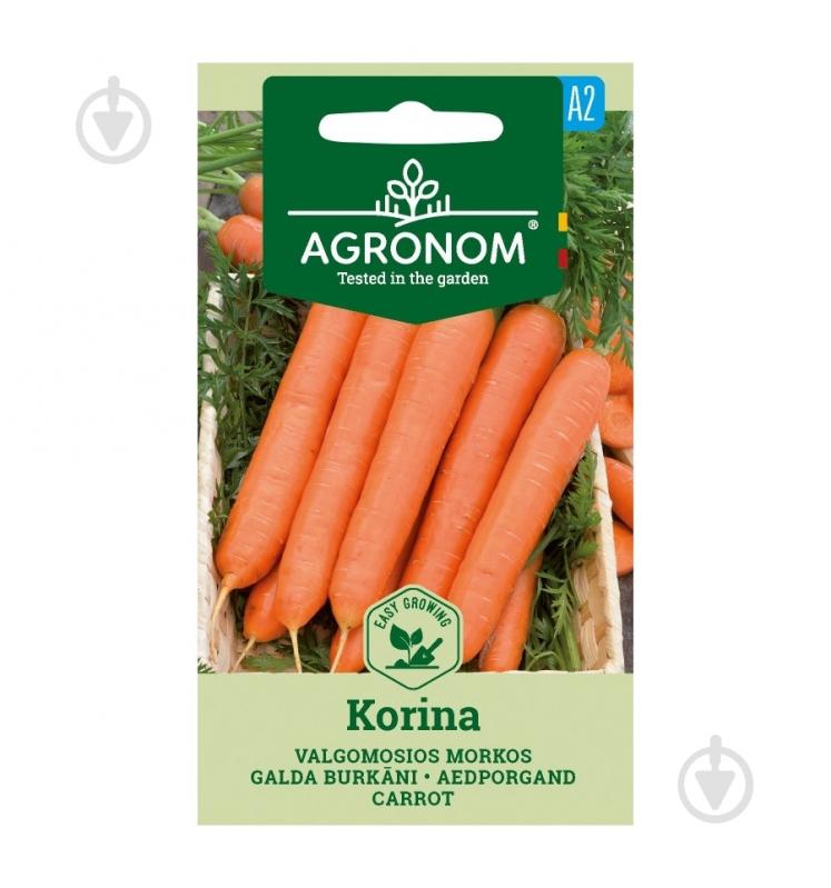 Насіння морква Коріна 3 г 3000 шт. Agronom - фото 1