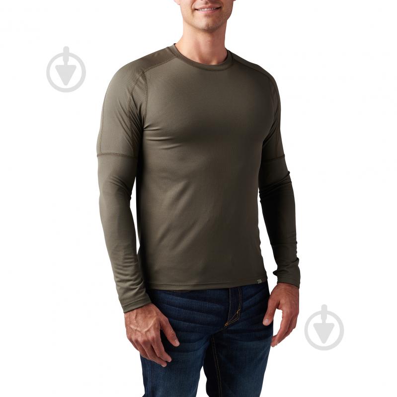 Термореглан 5.11 Tactical "TROPOS LONG SLEEVE BASELAYER TOP" 40183-186 р.XL зелений - фото 2