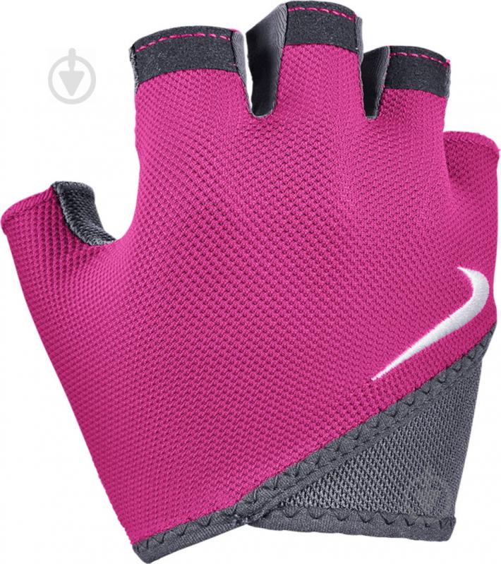 Перчатки для фитнеса Nike GYM ESSENTIAL FITNESS GLOVES N.000.2557.628 р. L розовый с серым - фото 1