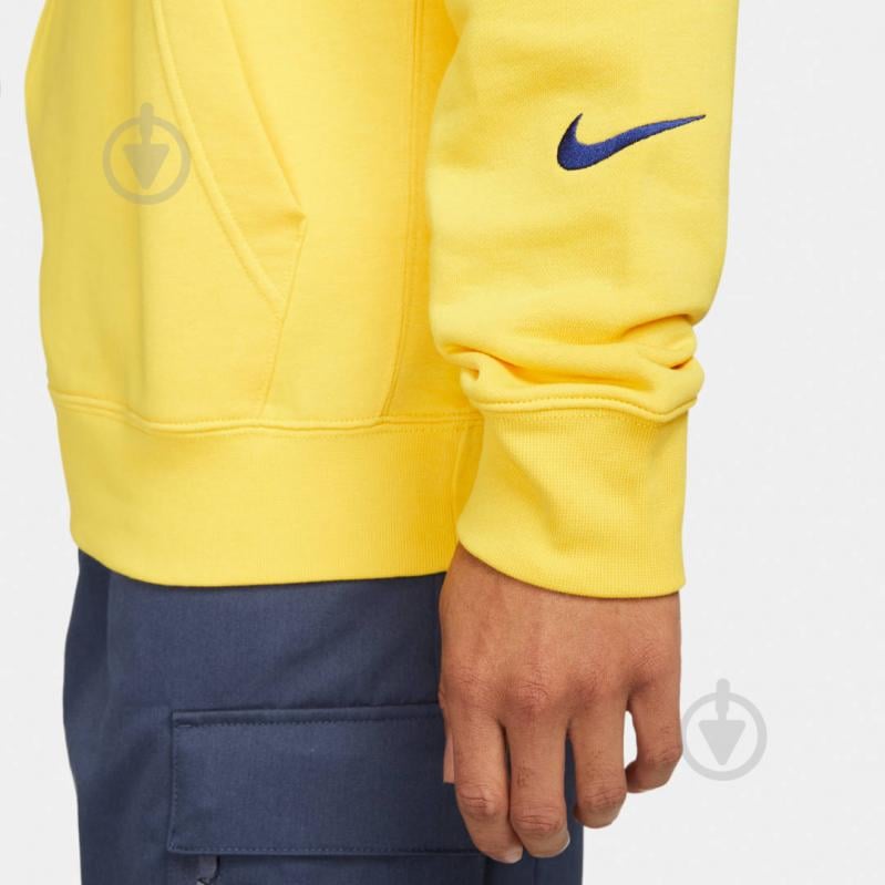 Джемпер Nike FCB M NSW CLUB HOODIE PO FT DX4755-728 р. M желтый - фото 5