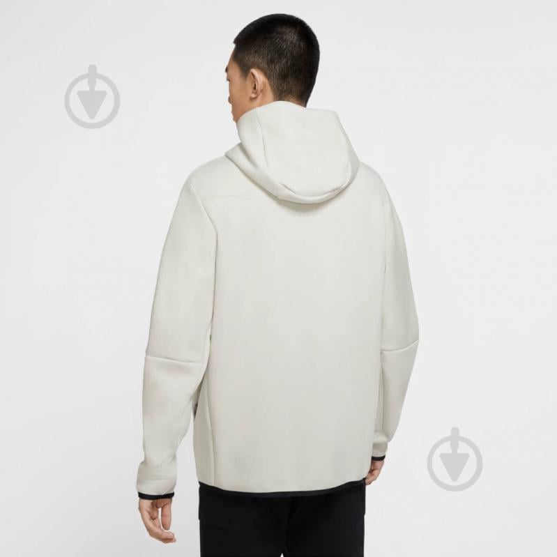 Джемпер Nike M NSW TCH FLC HOODIE FZ WR CU4489-072 р. M бежевий - фото 2