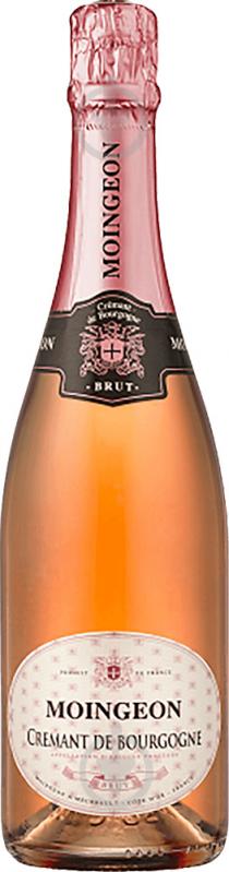 Вино игристое LES GRANDS CHAIS Cremant de Bourgogne Moingeon Rose Brut 0,75 л - фото 1