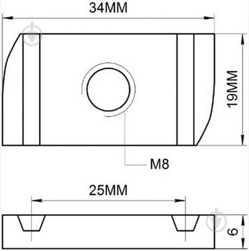 Гайка монтажная М 8 Mayster FIX - фото 2