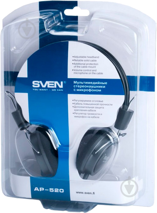 Наушники Sven AP-520 black - фото 7