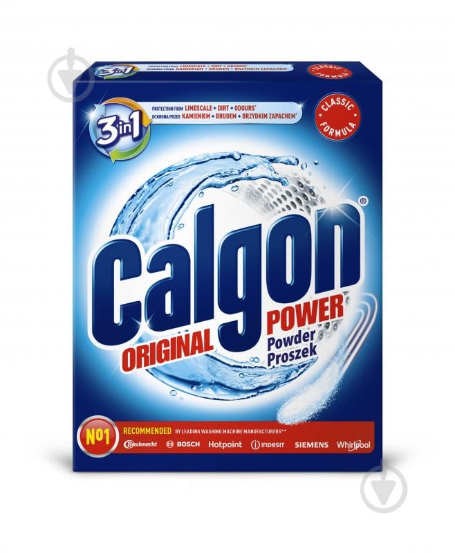 Засіб Calgon для пом'якшення води у пральних машинах 3 в 1 0,5 кг - фото 1