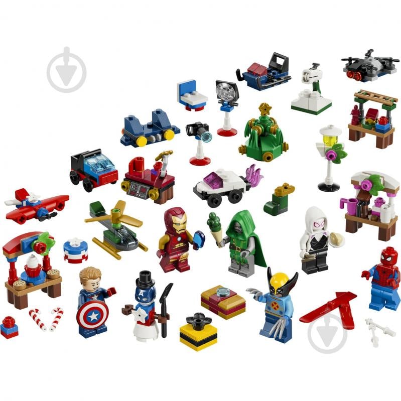Конструктор LEGO Super Heroes Адвент-календар 2026 76340 - фото 3