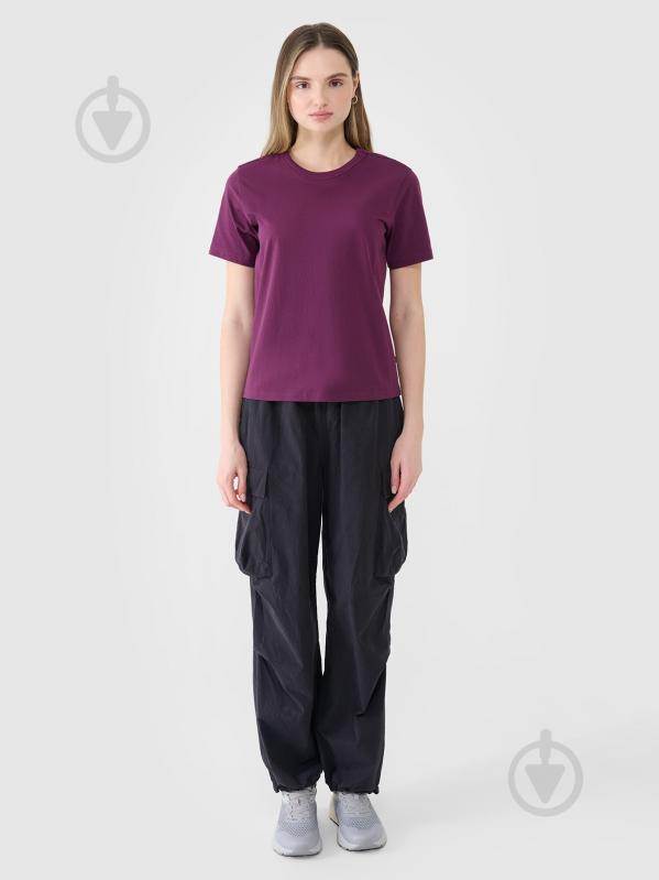 Футболка 4F TSHIRT F1991 4FWSS25TTSHF1991-50S р.2XL фіолетовий - фото 6 Футболка 4F TSHIRT F1991 4FWSS25TTSHF1991-50S р.2XL фіолетовий - фото 6