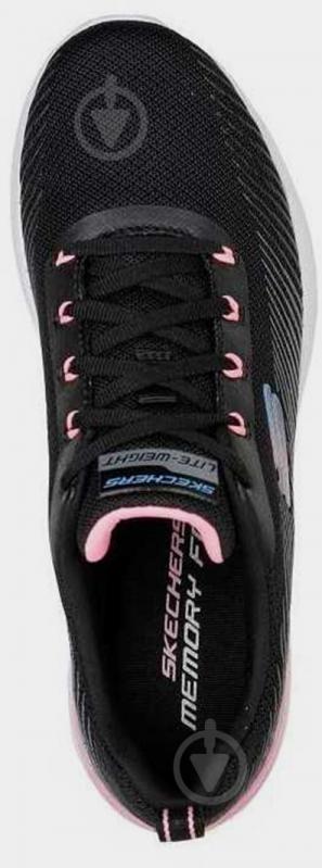 Кросівки жіночі демісезонні Skechers 149669 BKPK р.37 чорні - фото 4