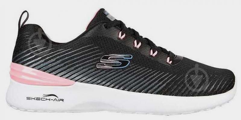 Кроссовки женские демисезонные Skechers 149669 BKPK р.39 черные - фото 1