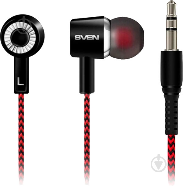 Наушники Sven SEB-108 black/red - фото 3